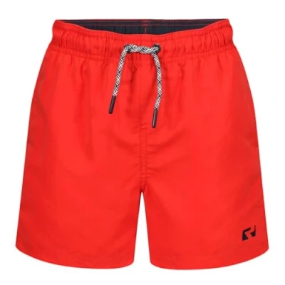Abbildung von RIPT Jungen Essentials Quick Dry UV 50 Sonnenschutz Badeshorts Badehose, Rot, 7 8 Jahre