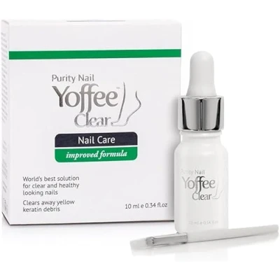 Abbildung von Yoffee Clear Nail Care XL Anti Nagelpilz Behandlung Nagellack 60 ml Antimykotische, Antibakterielle Nagelpflege Mit Vitamin E, Bio Argan, Teebaum und Nelkenöl Klinisch erprobt Made in Spain