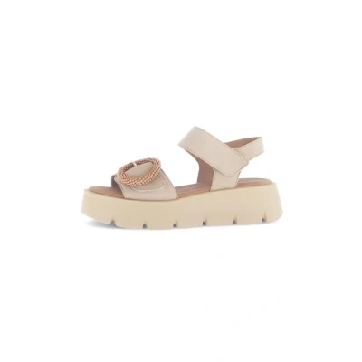 Abbildung von Gabor Damen Sandaletten, Frauen Sandalen,Best Fitting,Sommersandalen,bequem,flach,Sommerschuhe,Freizeitschuhe,Caramel (Uni),41 EU / 7.5 UK