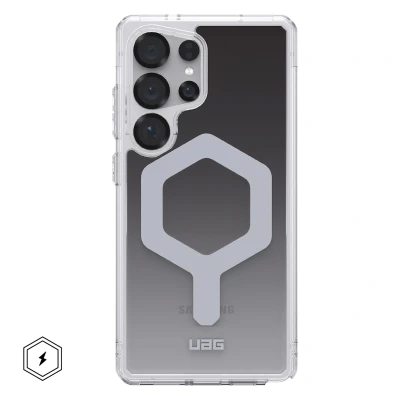 Abbildung von Samsung Galaxy S25 Ultra Hülle MagSafe Kunststoff UAG Hard Case/Backcover Handyhülle Transparent Shockproof/Stoßfest