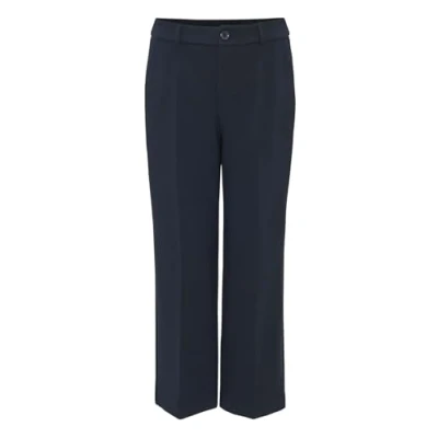 Abbildung von Opus CITY Morella Stoffhose, Damen, Größe: 42, Coal blue