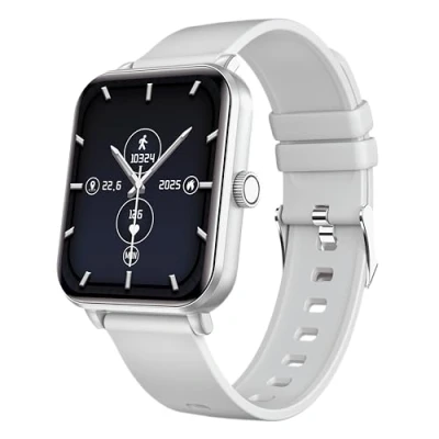 Abbildung von Smartwatch myPhone Watch Classic 2 Silver großer 260 mah Akku, eine Woche Akkulaufzeit, Bluetooth Anrufe, 1,85 Zoll Bildschirm, IP65 Robustheit, mehrere Sportmodi, spezielle App