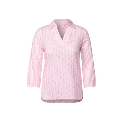 Abbildung von CECIL Hemdbluse mit Strukturdetail Streifen