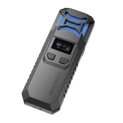 Abbildung von Nitecore Mückenabwehr NC EMR10, Anti Mücken Gerät inkl. Akkus, Mückenschutz für Camping mit Powerbank Funktion, grau