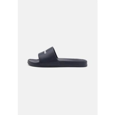 Abbildung von Jack &amp; Jones Jfwjerry Moulded LOGO Slider Badesandale, Herren, Größe: 46, Navy Schuhe
