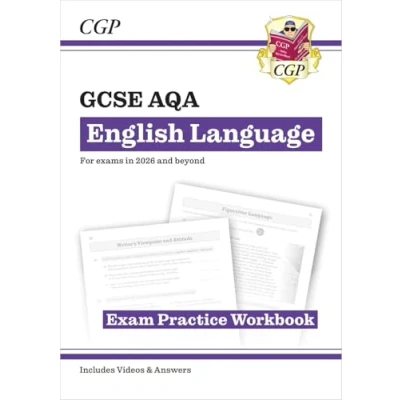 Abbildung von GCSE English Language AQA Exam Practice Workbook includes Answers and Videos (CGP Language)