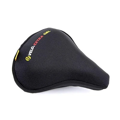 Abbildung von Velo Jungen Sattelüberzug Plush, Extra Gel, DaHerren, Schwarz, S
