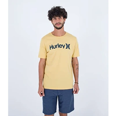 Abbildung von Hurley Herren Evd OAO Solid S/S Tshirt, Dusty Cheddar, L