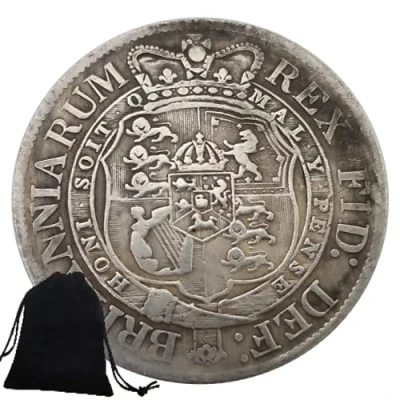 Abbildung von Jearls 1818 Vereinigtes Königreich George III UK alte Münzen Weltmünze England Nickel Europa Britische Münze Gedenkmünzen für Freunde Lieblingsgeschenk