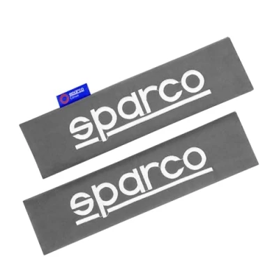Abbildung von SPARCO Gurtschoner Gurtpolster Sicherheitsgurt Gurtschutz Autogurt Grau 2x