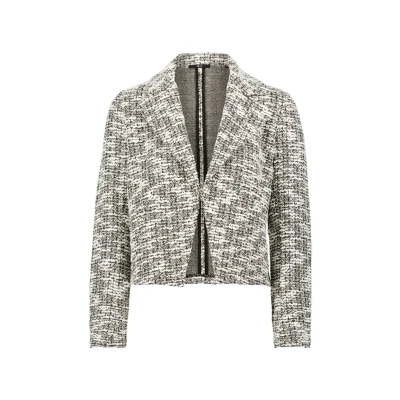 Abbildung von zero Reverskragen Strickjacke, Damen, Größe: 38, Blackcream