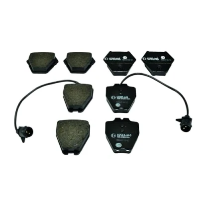 Abbildung von HELLA 8DB 355 008 791 Bremsbelagsatz mit integriertem Verschleißwarnkontakt Zubehör AUDI: A8 D3, D2