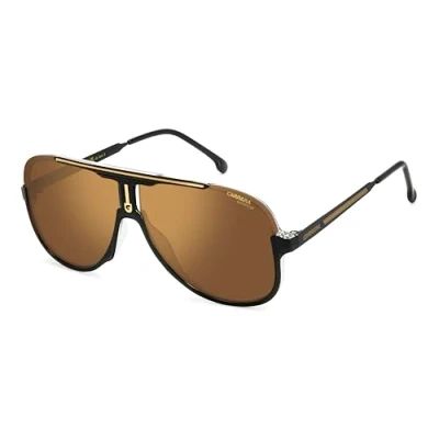 Abbildung von Carrera Unisex Sonnenbrille 1059/S R60 64/11/145 Herren Sunglasses, R60/YL Black Brown, 64