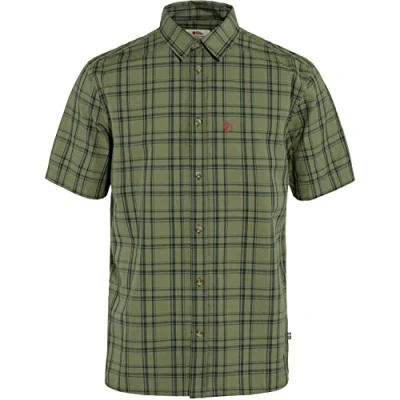 Abbildung von Fjallraven 87038 620 555 Övik Lite Shirt SS M Herren Green Dark Navy Größe S