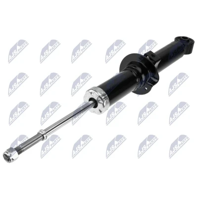 Abbildung von NTY A KA 307 Stoßdämpfer Vorderachse rechts Gasdruck federtragender Dämpfer oben Stift, unten Auge KIA: Sorento I (JC) 2.5 CRDi, 2.4, 3.5 V6 4WD