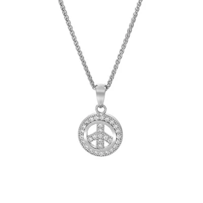 Abbildung von Orphelia Damen Kette aus 925er Sterlingsilber mit Anhänger Silber ZH 7336