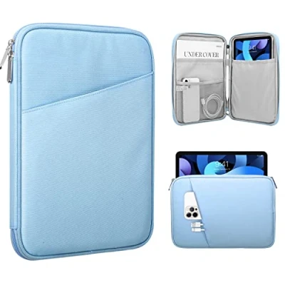 Abbildung von TiMOVO 9 11&quot; Tablet Tasche Hülle für iPad Air 11 2024/iPad Pro 10 10.9 2022, 2022 2018, 10.2, 5/4 10.9, Tab S9 2023/A8 10.5, Hellblau