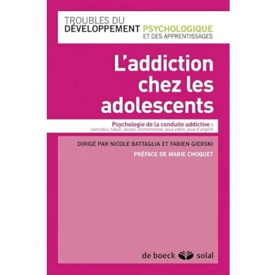 Abbildung von l&#039;addiction chez les adolescents Jeux video, alcool, drogues...de l&#039;assuetude a l&#039;addiction: vidéo, drogues... de l&#039;assuétude à