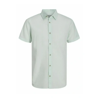 Abbildung von Jack &amp; Jones Jjesummer Hemd, Herren, Größe: XS, Soothing sea