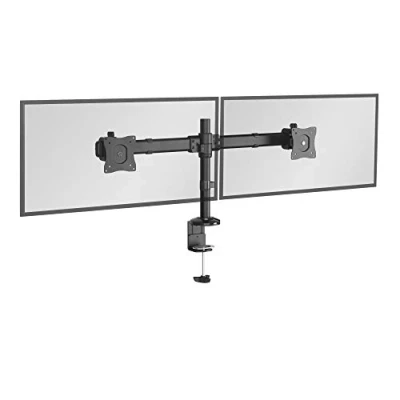 Abbildung von RICOO Monitor Halterung Tisch, VESA Tischhalterung für 13 27 Zoll, Monitorhalterung 2 Monitore Arm TS6211, Bildschirmhalterung Monitorarm Bildschirm Halter Monitorhalter Arme Computermonitore