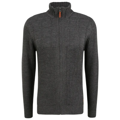 Abbildung von Blend Bhoteros Strickjacke, Herren, Größe: Large, Charcoal mix