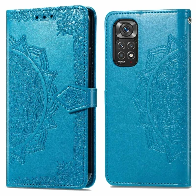 Abbildung von Xiaomi Redmi Note 11 Pro Hülle Kunstleder iMoshion Klapphülle Handyhülle Türkis