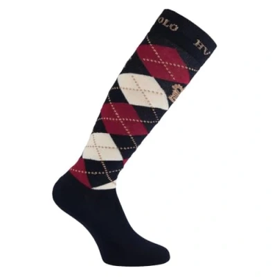 Abbildung von HV Polo Socken Argyle Navy Roja Sand 35 38