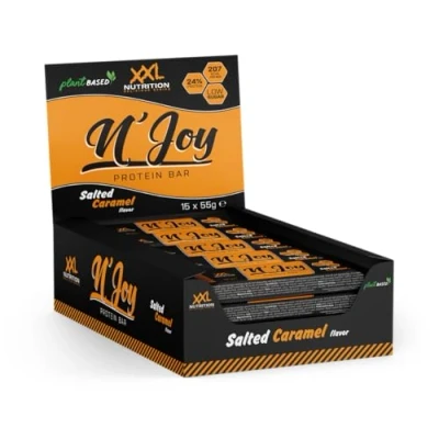 Abbildung von XXL Nutrition N&#039;Joy Protein Bar 15er Packung Salted Caramel (Plant based)