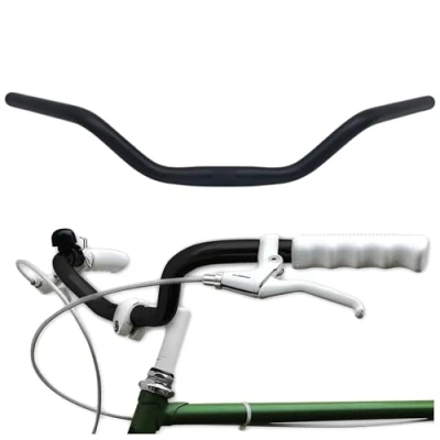 Abbildung von City Bike Fahrradlenker 25,4 mm Ergonomischer für Damenrad &amp; Herren Fahrrad Lenker Schwarz Aluminium Retro Lenkstange Damenfahrrad Herrenfahrrad Cruiser Beachcruiser Breit