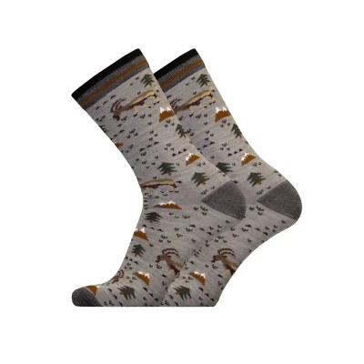 Abbildung von UphillSport Socken IBEX 2er Pack (2 Paar) mit winterlichen Motiven