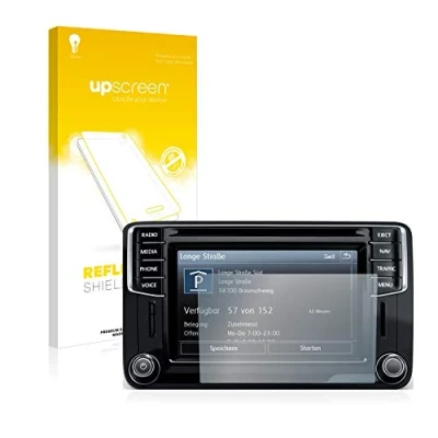 Abbildung von upscreen Entspiegelungs Schutzfolie für Volkswagen Caddy 2015 Discover Media 6.5&quot; Displayschutz Folie Matt [Anti Reflex, Anti Fingerprint]
