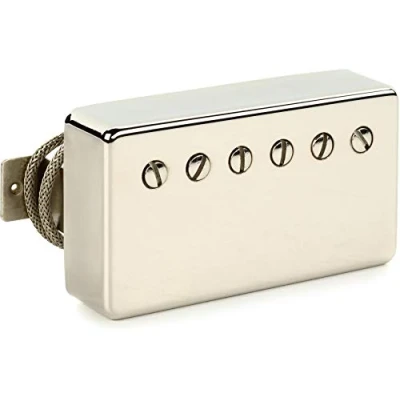 Abbildung von Seymour Duncan SH 1N N Humbucker 59 Modell Silberner Tonabnehmer für E Gitarre