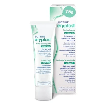 Abbildung von E45 Eryplast Paste auf Wasserbasis 75 gr Schutzsalbe, Babywindelcreme beruhigt, pflegt und schützt die Haut Ihres Babys vor Windeldermatitis hypoallergen, unparfümiert pädiatrisch getestet