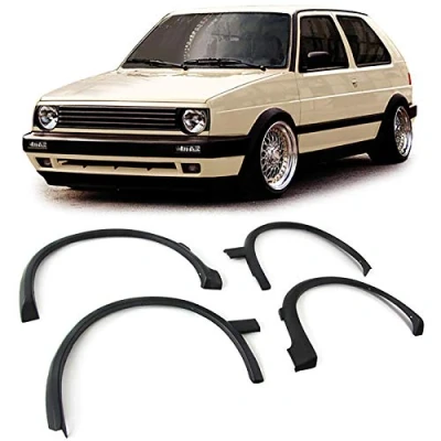 Abbildung von Radläufe Kotflügel Kunststoff Radlauf Verbreiterungen für VW Golf 2 87 91