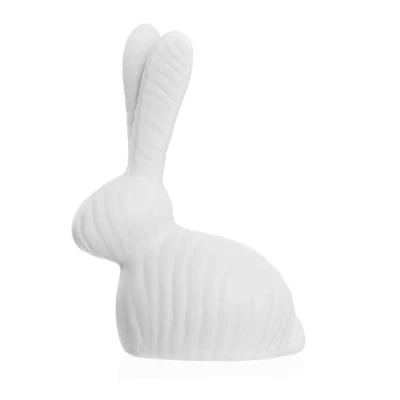 Abbildung von Sandra Rich Keramik HASE Figure Ceramic Rabbit medium White 20 cm in weiß, Weiss 40