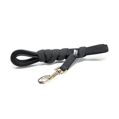 Abbildung von Julius K9 C&amp;amp G Schnur, schwarz/grau 20mm/10m mit Handgriff