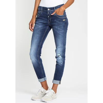 Abbildung von GANG Relax fit Jeans &quot;94Gerda&quot;, mit halb offener Knopfleiste