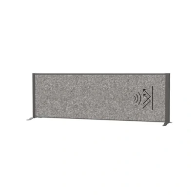 Abbildung von Maul Sideboard Trennwand MAULconnecto weiß 160/52,75cm Akustik dunkelg