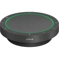 Abbildung von Jabra Speak2 55 Bluetooth Freisprechlösung, 4 Mikrofone mit Geräuschunterdrückung, 50 mm Breitband Lautsprecher, Audio, kompakt, tragbar für MS Teams zertifiziert, Dunkelgrau