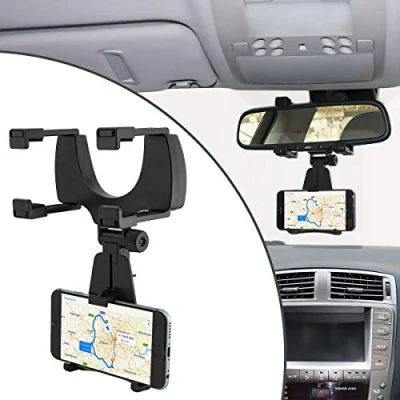 Abbildung von MidGard Autohalterung f KFZ Rückspiegel Autospiegel Halterung Handy Universal Smartphone