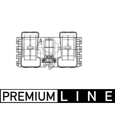 Abbildung von MAHLE ORIGINAL AB 38 000P Innenraumgebläse mit integriertem Regler