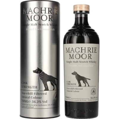 Abbildung von The Arran Malt Peated Machrie Moor Cask Strength mit Geschenkverpackung Whisky (1 x 0.7 l)