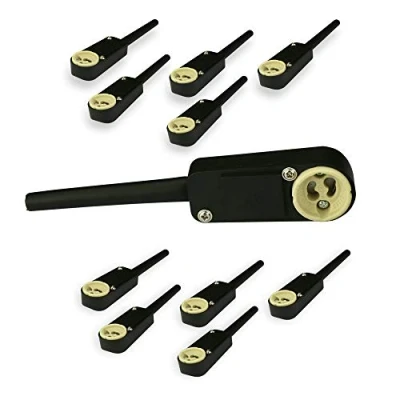 Abbildung von Mextronic Halogen lampensockel GU10 VDE Fassung Hochvolt Keramik 190 230V (10 Stk.)