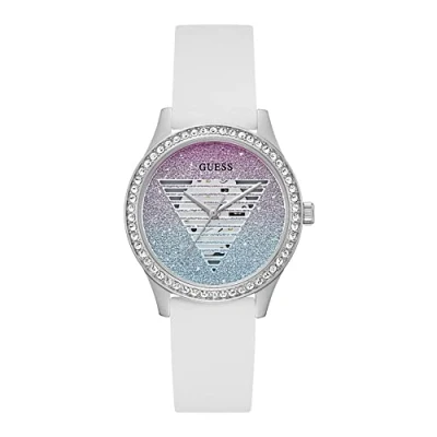 Abbildung von Guess LADY IDOL Uhr, Damen, Größe: One Size, White