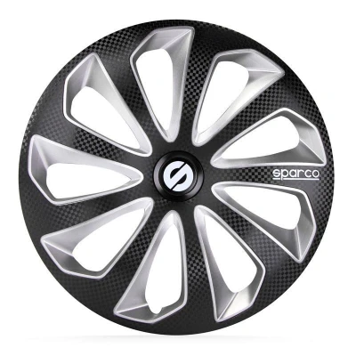 Abbildung von SPARCO Sicilia SPC1675BKSVC Radblenden 16Zoll schwarz/silber, carbon