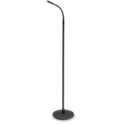 Abbildung von Gravity MS 23 XLR B Mikrofonständer mit Anschluss und Schwanenhals schwarz