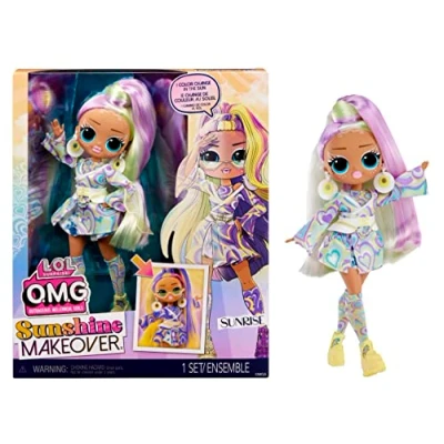 Abbildung von LOL Surprise OMG Sunshine Color Change Modepuppe SUNRISE Mit farbwechselnden Elementen, mehreren Überraschungen und fabelhaften Accessoires tolles Geschenk für Kinder ab 4 Jahren