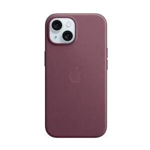 Abbildung von Apple iPhone 15 Pro Max Hülle MagSafe Recycelte Mikrofaser Original Hard Case/Backcover Handyhülle Rot