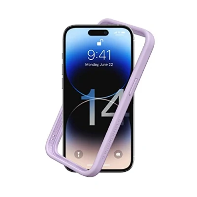 Abbildung von RhinoShield Bumper Case kompatibel mit [iPhone 14 Pro] CrashGuard NX Stoßdämpfende Schutzhülle im schlanken Design 3.5 Meter Fallschutz Lavender