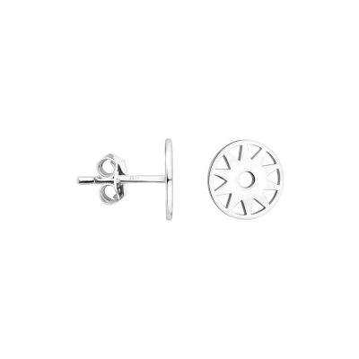 Abbildung von Sofia Milani SUN Circle Ohrringe, Damen, Größe: One Size, Silver